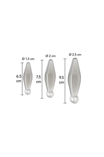 Finger Rimmer 3Pcs - Finger-Shaped Anal Dilator Set for Beginners & Experts | ToyJoy
