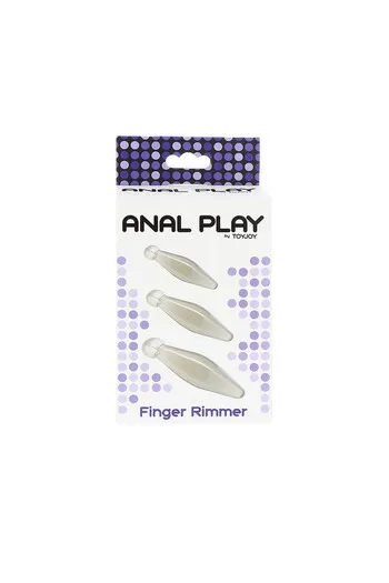 Finger Rimmer 3Pcs - Finger-Shaped Anal Dilator Set for Beginners & Experts | ToyJoy