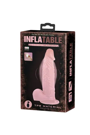 Inflatable TPR Dildo - Enhance Penetration Intensity Easily | Sex Toy