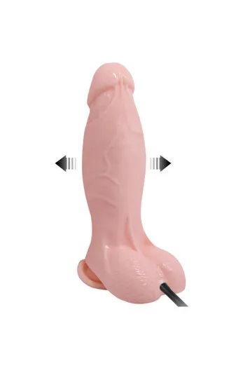 Inflatable TPR Dildo - Adjustable Intensity for Deep Penetration