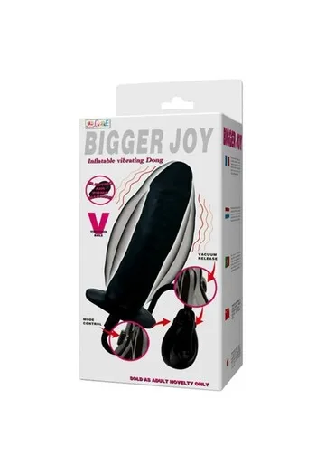 Inflatable Realistic Dildo with Multi-Speed Vibration