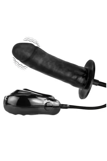 Inflatable Realistic Dildo with Multi-Speed Vibration