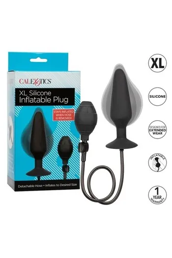 Plug Anale Inflabile CalExotics XL - Silicone Premium per Piacere Intenso