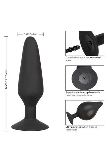 Plug Anale Inflabile CalExotics XL - Silicone Premium per Piacere Intenso