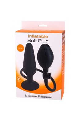 Inflatable Silicone Plug with Hand Pump - Ultimate Pleasure Control