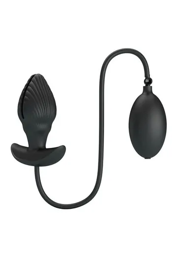 Inflatable Anal Plug with Vibration - Customizable Experience for Beginners and Experts