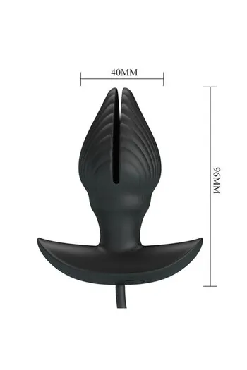 Inflatable Anal Plug with Vibration - Customizable Experience for Beginners and Experts