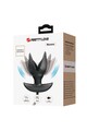 Inflatable Anal Plug with Vibration - Customizable Experience for Beginners and Experts