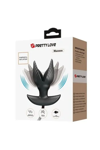 Inflatable Anal Plug with Vibration - Customizable Experience for Beginners and Experts