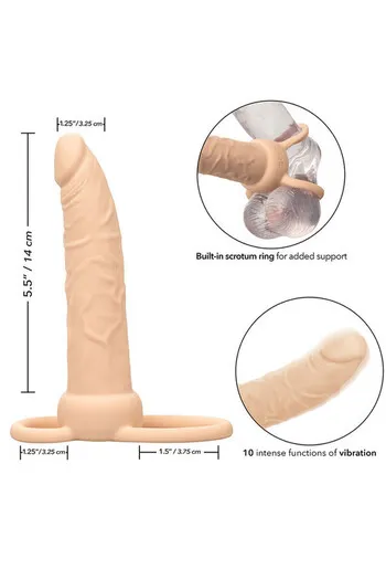 CALEXOTICS - PERFORMANCE MAXX RICARICABILE DOPPIO PENETRATORE PELLE LEGGERA