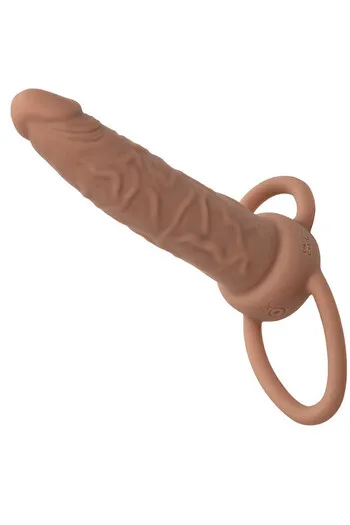 CALEXOTICS - PERFORMANCE MAXX RICARICABILE DOPPIO PENETRATORE MARRONE PELLE