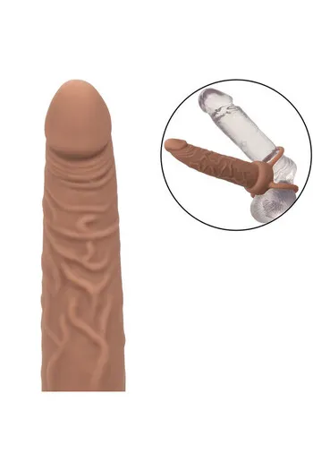 CALEXOTICS - PERFORMANCE MAXX RICARICABILE DOPPIO PENETRATORE MARRONE PELLE