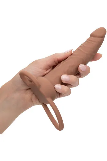 CALEXOTICS - PERFORMANCE MAXX RICARICABILE DOPPIO PENETRATORE MARRONE PELLE