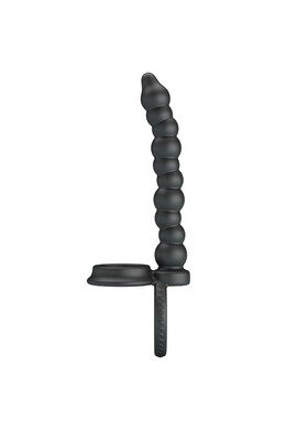 PRETTY LOVE - DILLION ANELLO PER IL PENE A DOPPIA PENETRAZIONE NERO