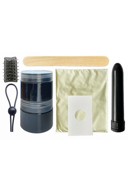 Cloneboy Vibrador Nero | Crea il tuo Clone | Kit Completo