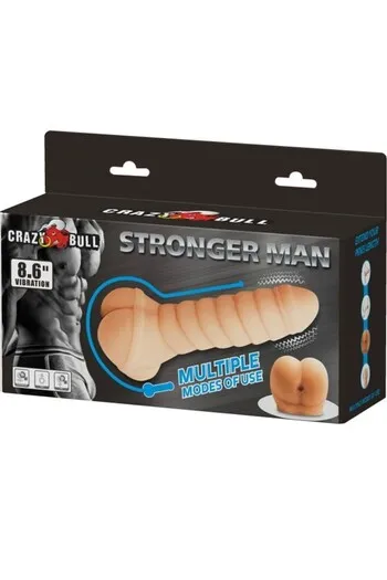 2 in 1 Vibrating Sleeve for Men | Powerful Vibrations & Realistic Sensations