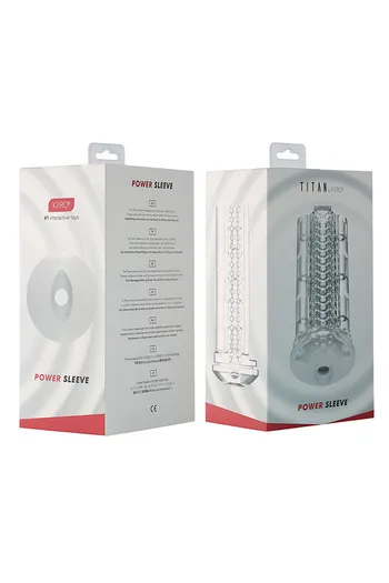 TITAN by KIIROO Power Sleeve: Ultimate Strength and Endurance for Intense Experiences