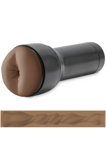 Feel Stroker Generic Butt - Mid Brown: Realistic Pleasure with Keon by Kiiroo