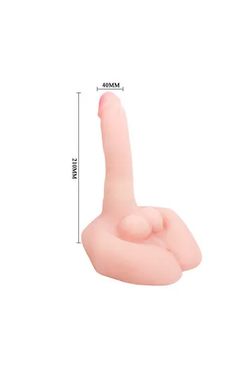 Realistic masturbator with vibration and voice control