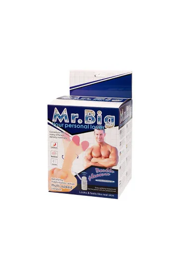 Realistic masturbator with vibration and voice control