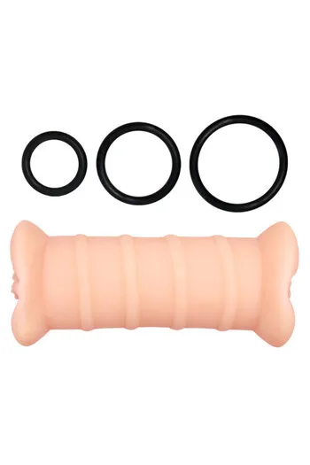 Realistic Male Masturbator with Vibration - Feels Like Real Skin