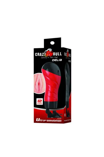 Crazy Bull Male Masturbator - Realistic Vibration 12 Modes | Buy Now