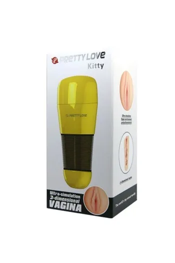 Realistic Vaginal Masturbator with Adjustable Suction Cup | Ultra Real Sensations