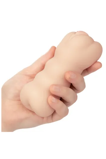 Three-Way Masturbation Stroker: Realistic Fantasy with Dual-End Design