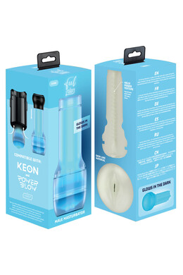 FeelGlow Stroker: The Glow-in-the-Dark Male Masturbator | Kiiroo