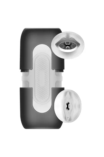 Turbo di Jamyjob: Masturbatore Maschile Doppio con Vagina e Bocca