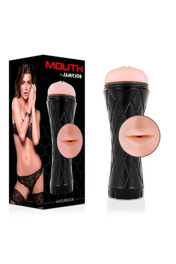 Masturbatore Bocca Realistico Jamyjob - Sensazioni Gola Profonda
