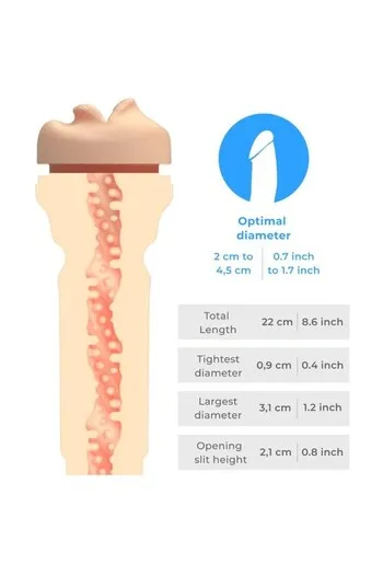 Feel Stroker Mouth + PowerBlow: Realistic Oral Experience with Advanced Suction Technology