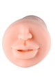 Mouth-shaped masturbator with suction and vibration