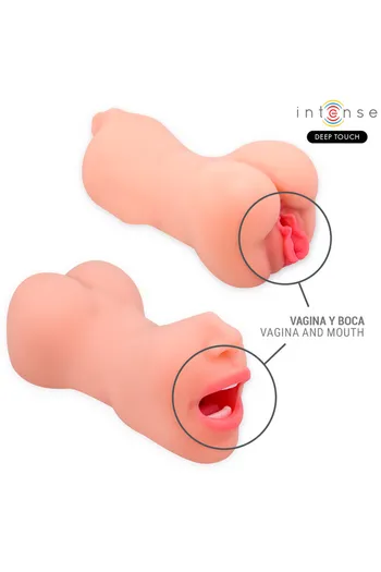 Riley Double Mouth & Vagina Masturbator Intense - Hyperrealistic Experience