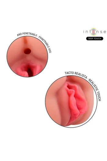 Riley Masturbatore Doppia Bocca e Vagina Intense - Esperienza Iperrealistica