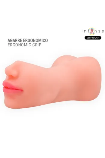 Riley Masturbatore Doppia Bocca e Vagina Intense - Esperienza Iperrealistica