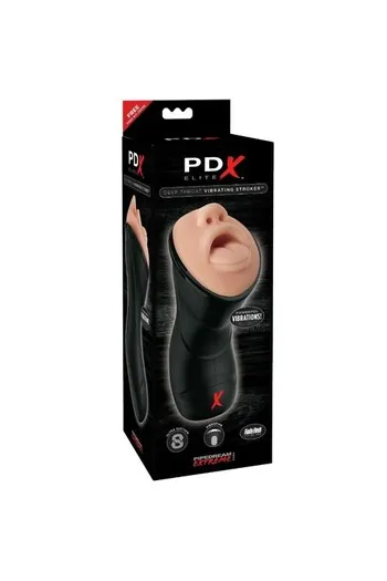 PDX Elite Masturbator: Realistic Deep Throat Experience with Powerful Vibrations