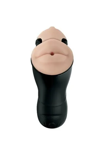 Masturbatore Maschile Doppio: Vagina e Bocca con Vibrazioni Potenti - Esperienza Ultra Realistica