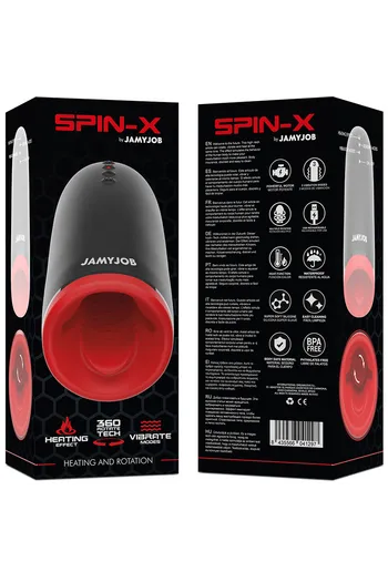 Masturbatore Maschile SPIN-X JAMYJOB - Placer Intenso e Realistico
