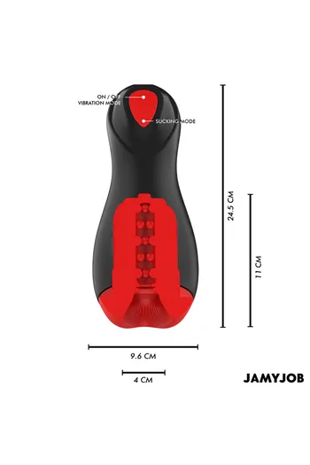 Masturbatore Automatico a Forma di Bocca CORE-X JAMYJOB - Esperienza Stimolante di Alta Qualità