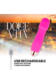 Dolce Vita Rechargeable Vibrators: Hypoallergenic Silicone & 7 Vibration Modes