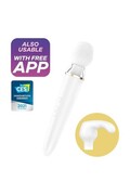 Satisfyer Double Wand-er: Massaggiatore con Controllo App e 2 Testine Intercambiabili