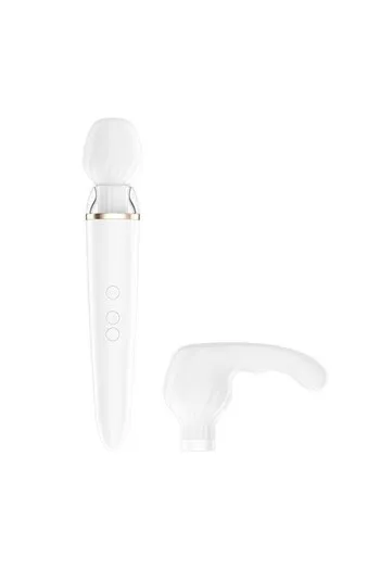 Satisfyer Double Wand-er: App-Controlled Massager with 2 Interchangeable Heads