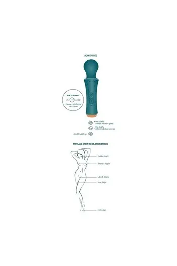 XOCOON Personal Wand: Rechargeable Vibrating Wand for Intimate Massage and Pleasure