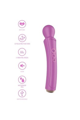 XOCOON Curved Wand Rechargeable Massager - Deep Vibration for Couples