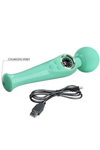 Varita Vibratoria Potente: 10 Modi, 9 Velocità, Ricaricabile | Piacere Intenso