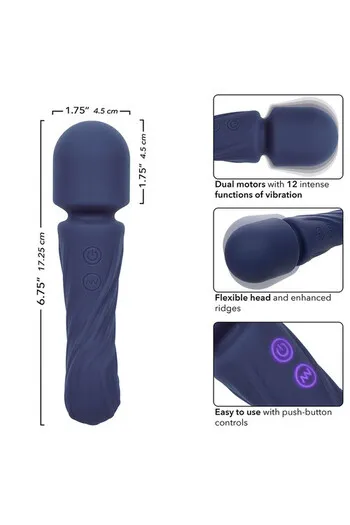 Charisma Allure: Dual Motor Massager for Intense Sensual Pleasure