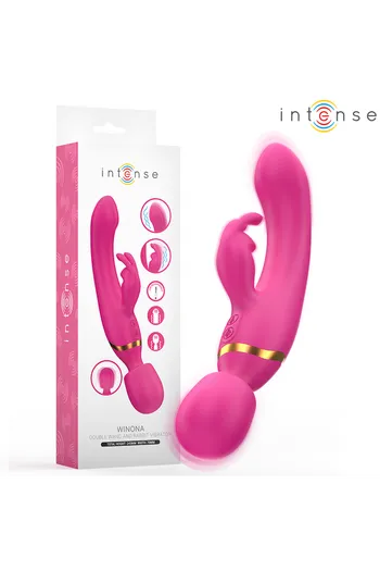 Winona Double Vibrator Rabbit & Wand by Intense - 2 in 1 for Complete Pleasure