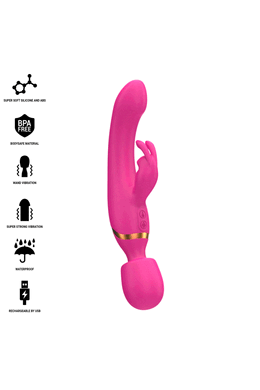 Winona Double Vibrator Rabbit & Wand by Intense - 2 in 1 for Complete Pleasure