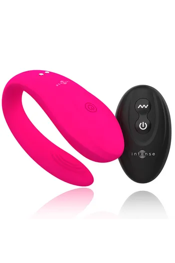 Bruno by Intense: Vibrador per Coppie con Telecomando per Doppia Stimolazione